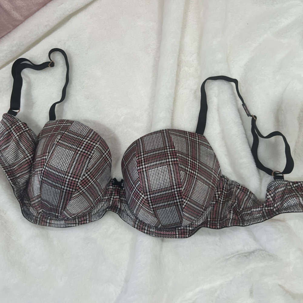 Victoria's Secret Plaid Underwire Bra